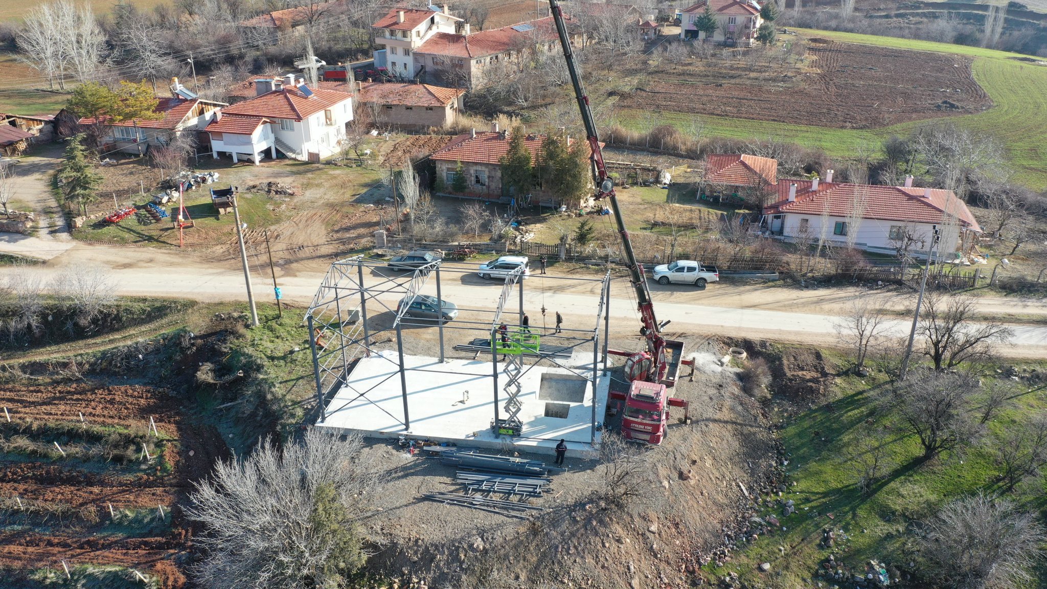 EYMİR MAHALLEMİZE SELEKTÖR BİNASI YAPIMI BAŞLADI