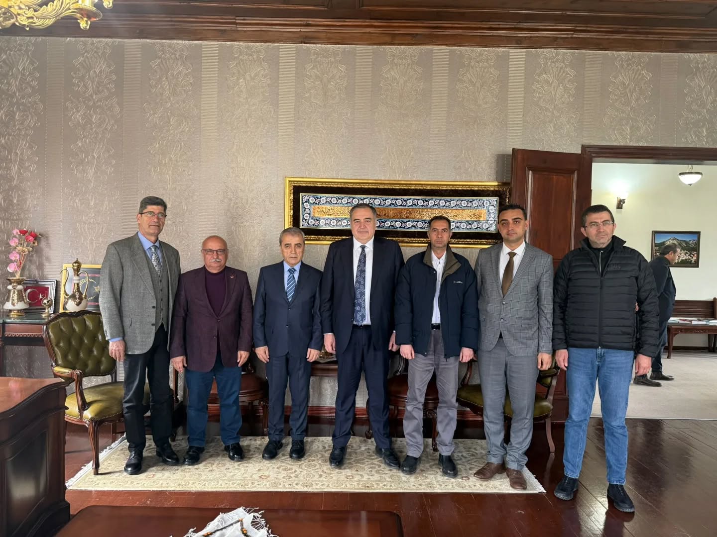 ANKARA BÜYÜKŞEHİR BELEDİYESİ SAĞLIK İŞLERİ DAİRESİ BAŞKANIMIZ SN. MÜMTAZ YAVUZ, BELEDİYE BAŞKANIMIZ SAYIN ERTUNÇ GÜNGÖR'Ü MAKAMINDA ZİYARET ETTİ