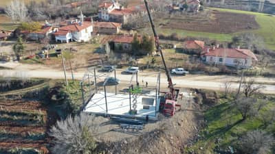 EYMİR MAHALLEMİZE SELEKTÖR BİNASI YAPIMI BAŞLADI