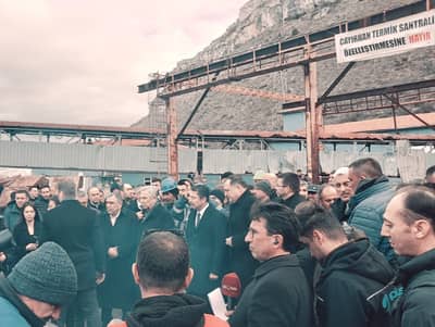 ANKARA BÜYÜKŞEHİR BELEDİYE BAŞKANIMIZ SAYIN MANSUR YAVAŞ MADENCİLERİMİZİN YANINDA