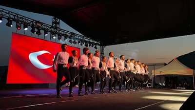 2. Uluslararası Halk Dansları ve Müzik Festivali kapsamında Çayırhan Mahallemizde kortej yürüyüşümüzü ve ardından etkinlikleri göl kenarında gerçekleştirdik